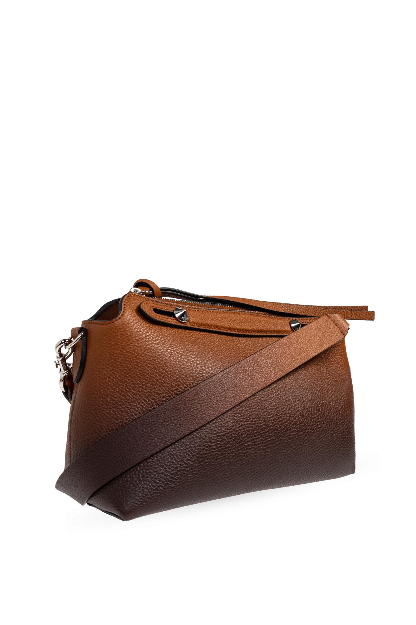 Fendi Handbag By The Way Soft Medium In Burgundy