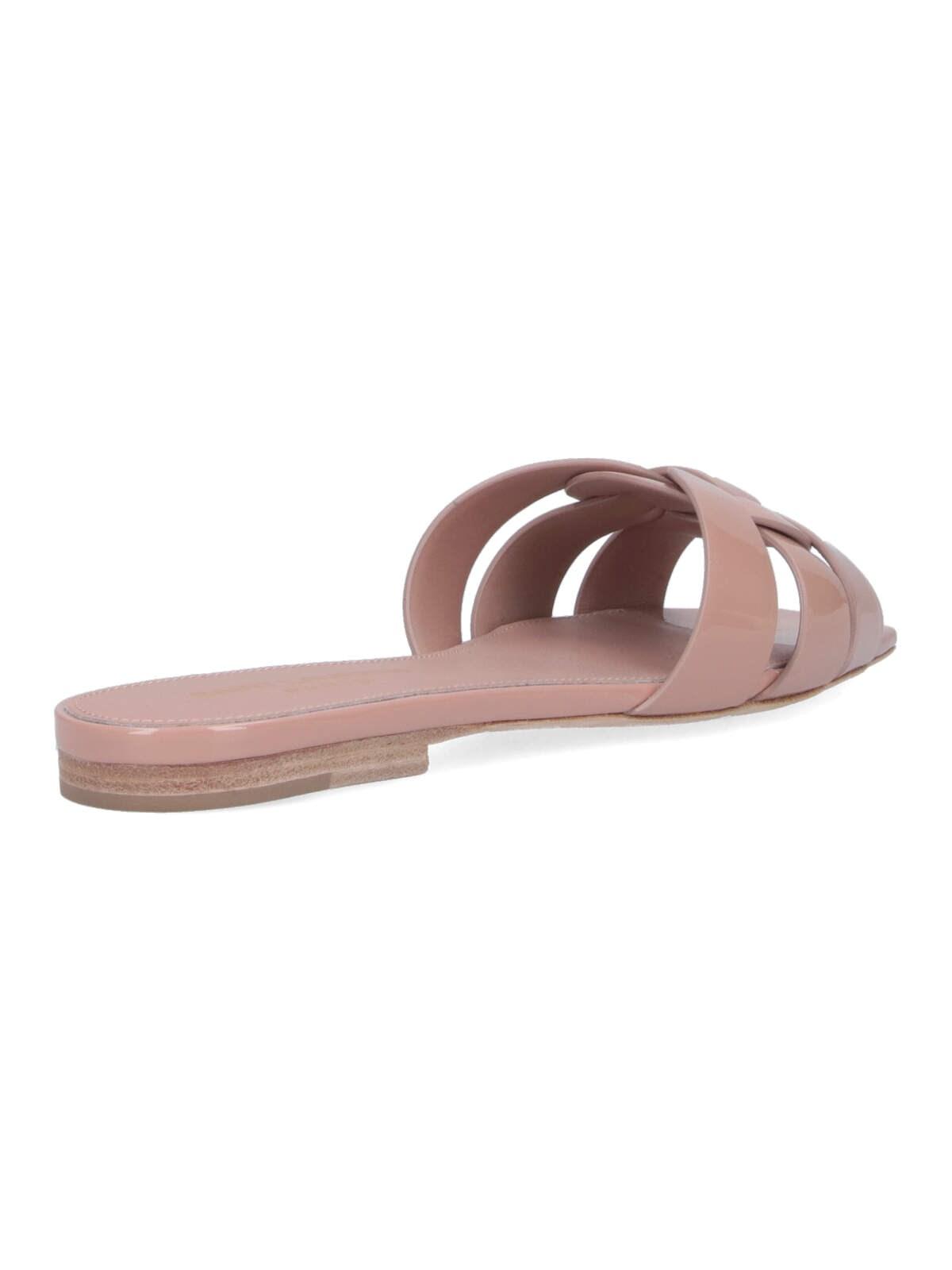 Shop Saint Laurent 05 Tribute Sandals In Pink