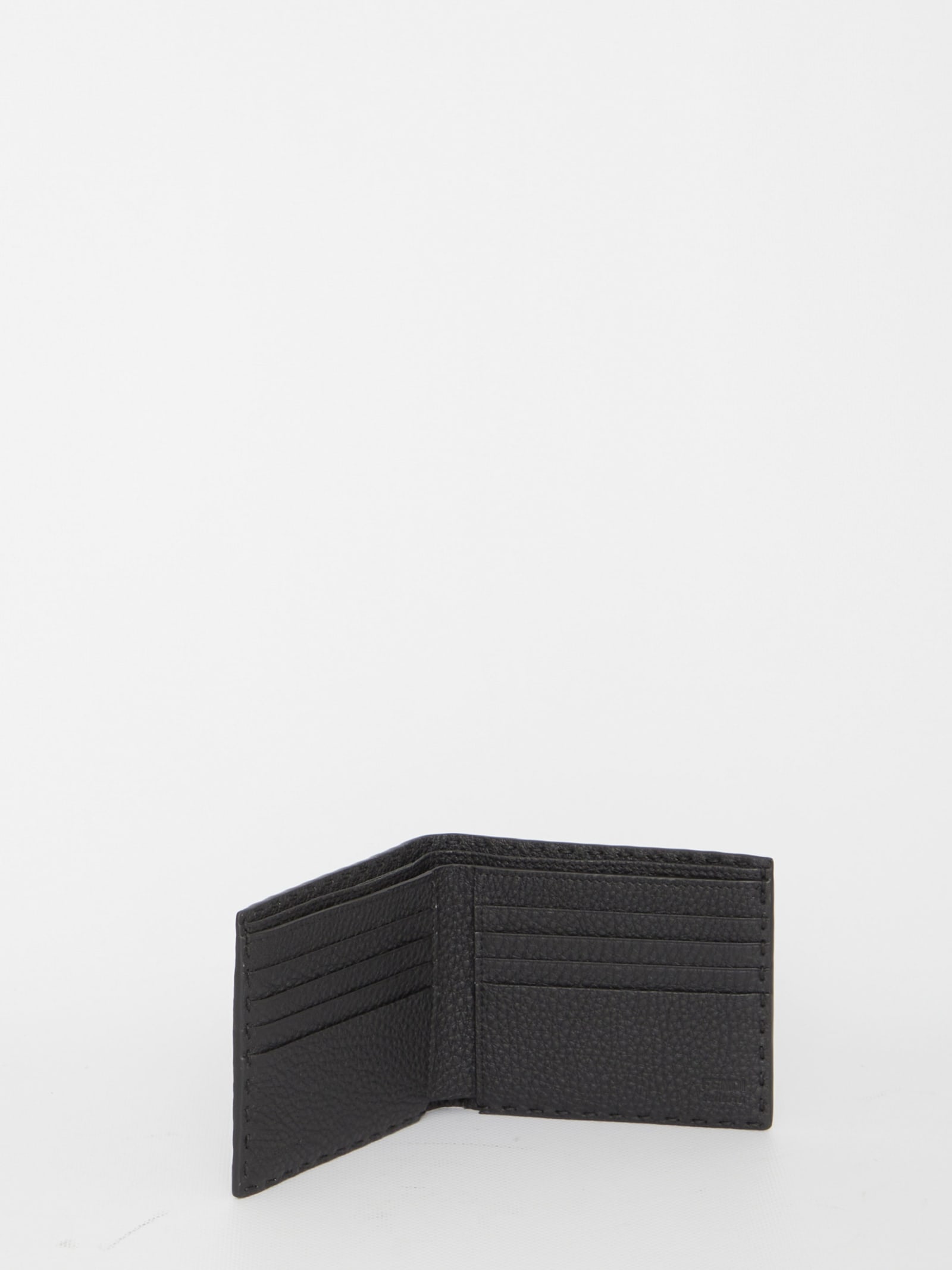 Shop Fendi Selleria Wallet In Black