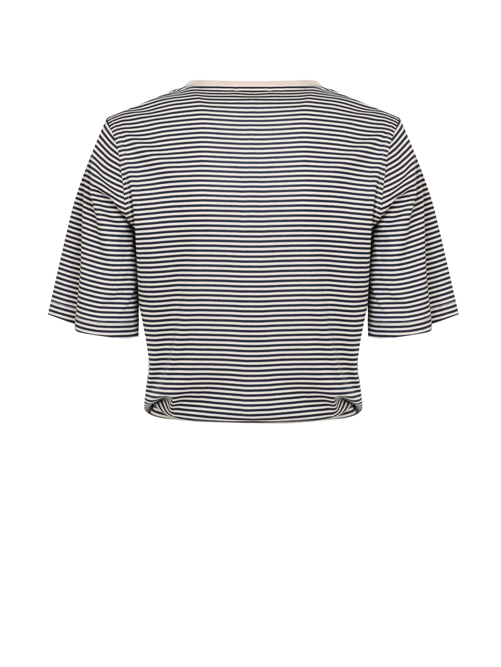 Shop Fay Cotton T-shirt With Knot