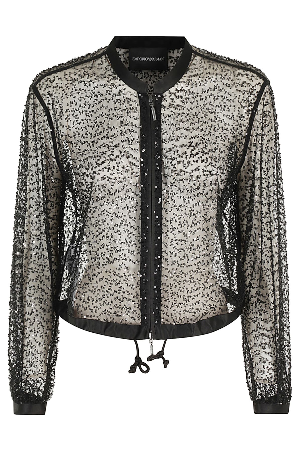 Shop Emporio Armani Shirt Jacket In Black