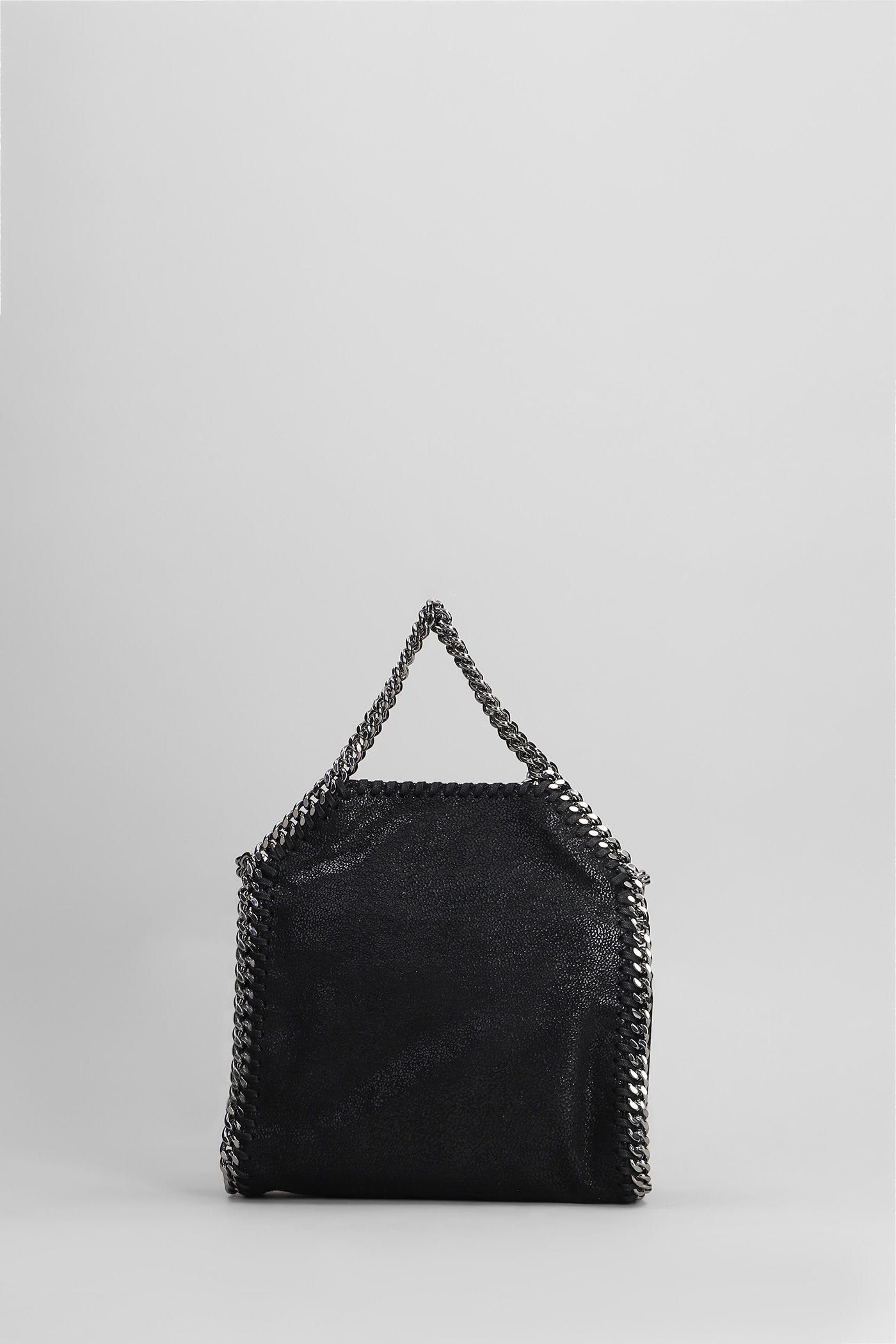 Stella Mccartney Falabella Tote In Black Polyester In Black