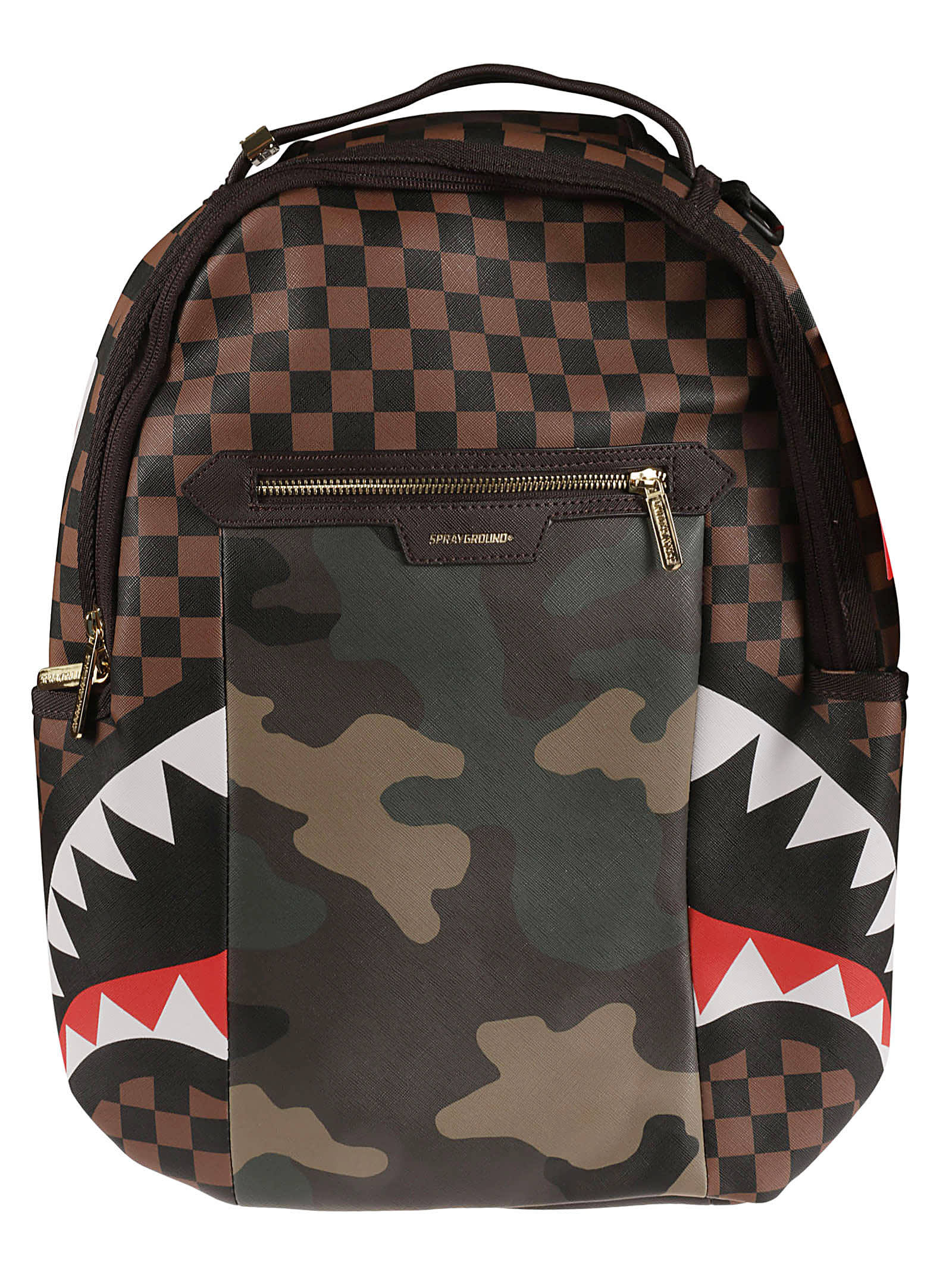 Sprayground Backpack SIP WITH CAMO ACCENT SAVAGE BACKPACK Brown