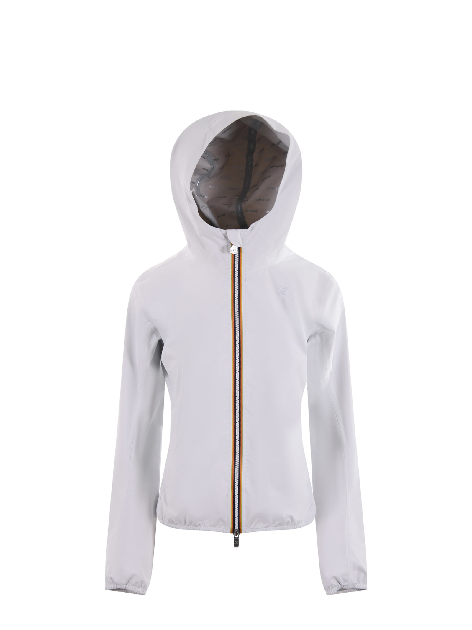Shop K-way Jacket In Bianco