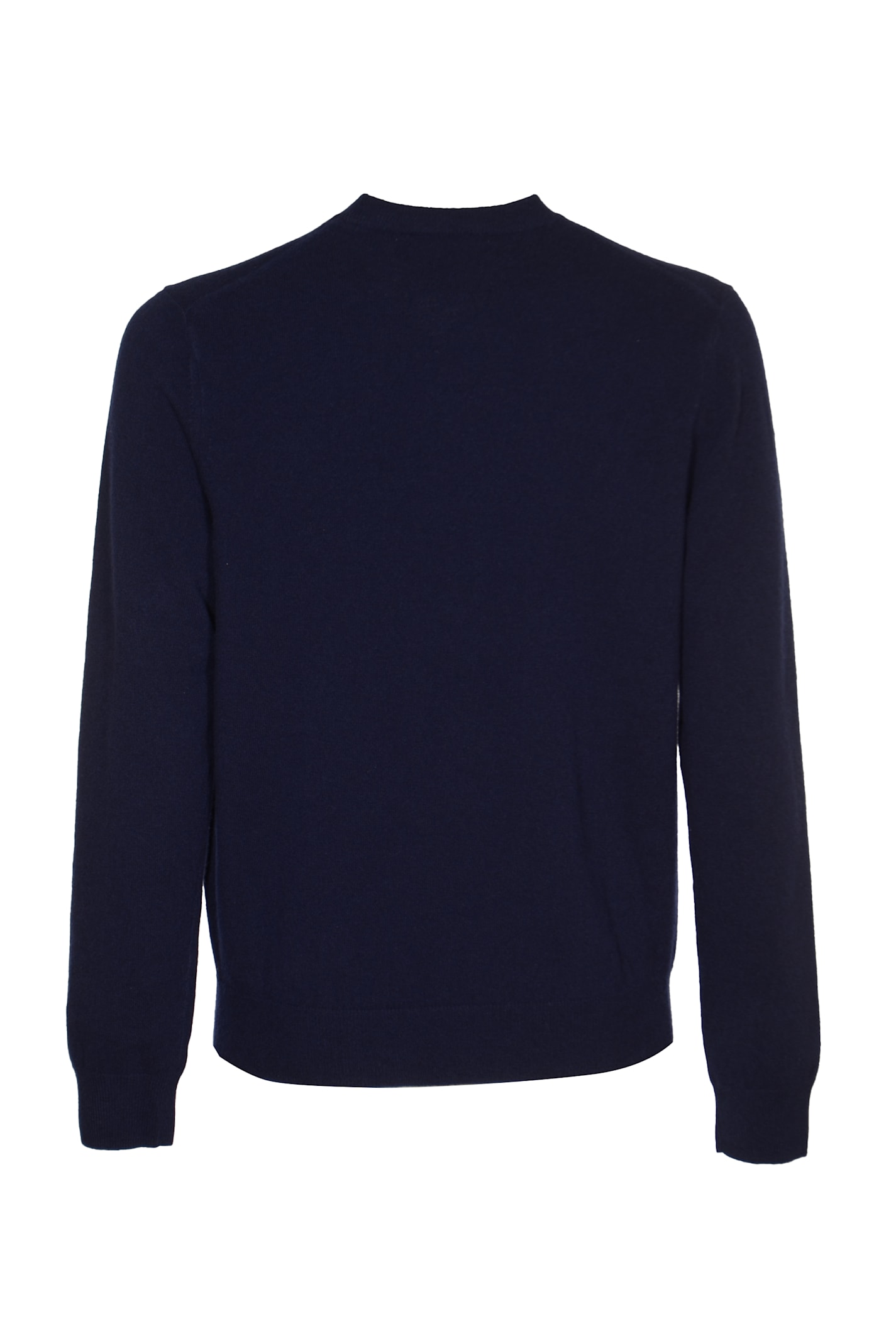 Shop Comme Des Garçons V-neck Sweater In Blue