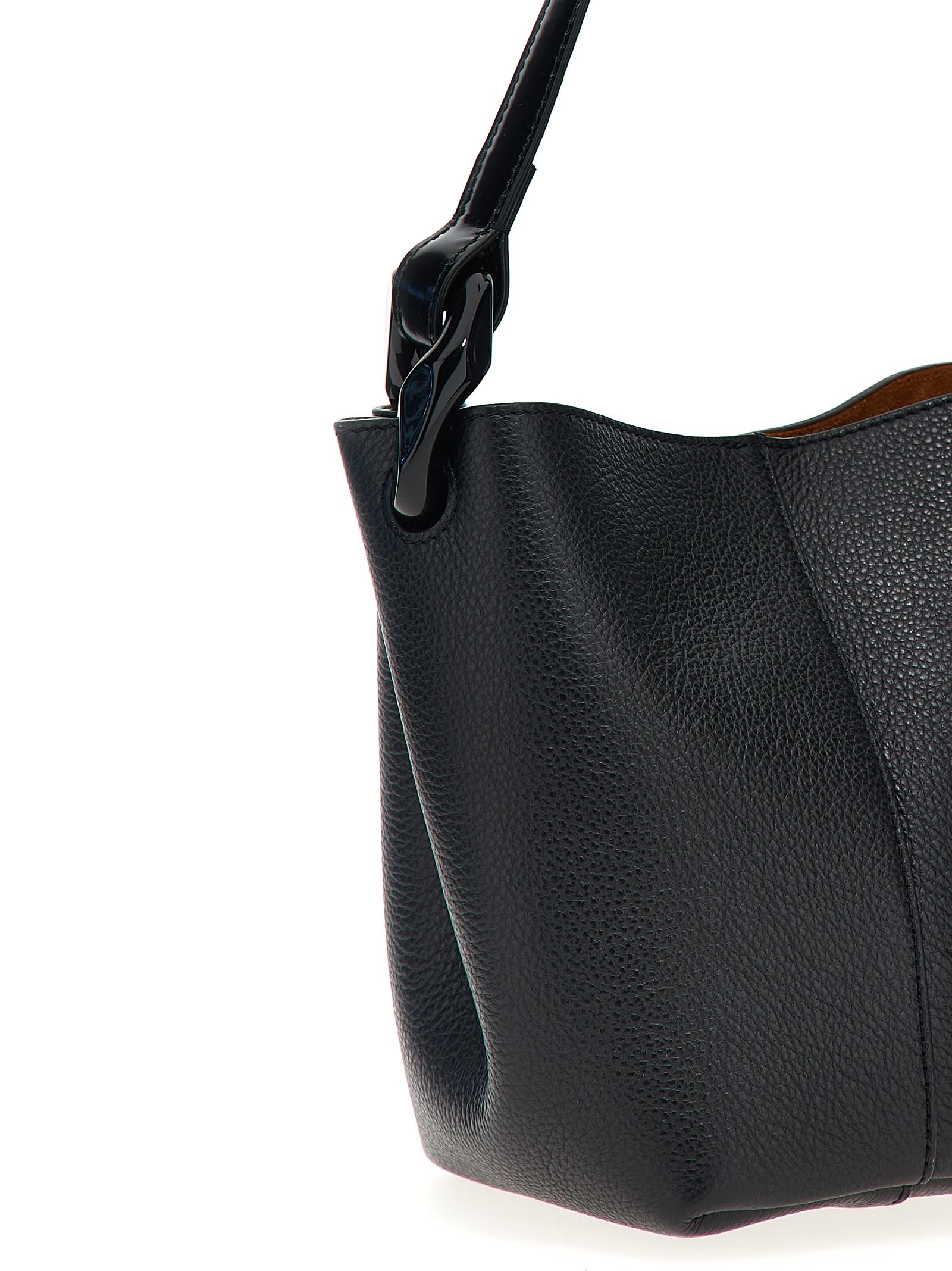 Shop Jw Anderson Jwa Corner Small Handbag In Black