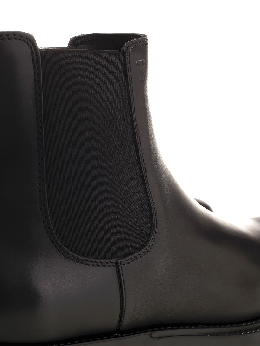 Shop Tod's Chelsea Boot In Black