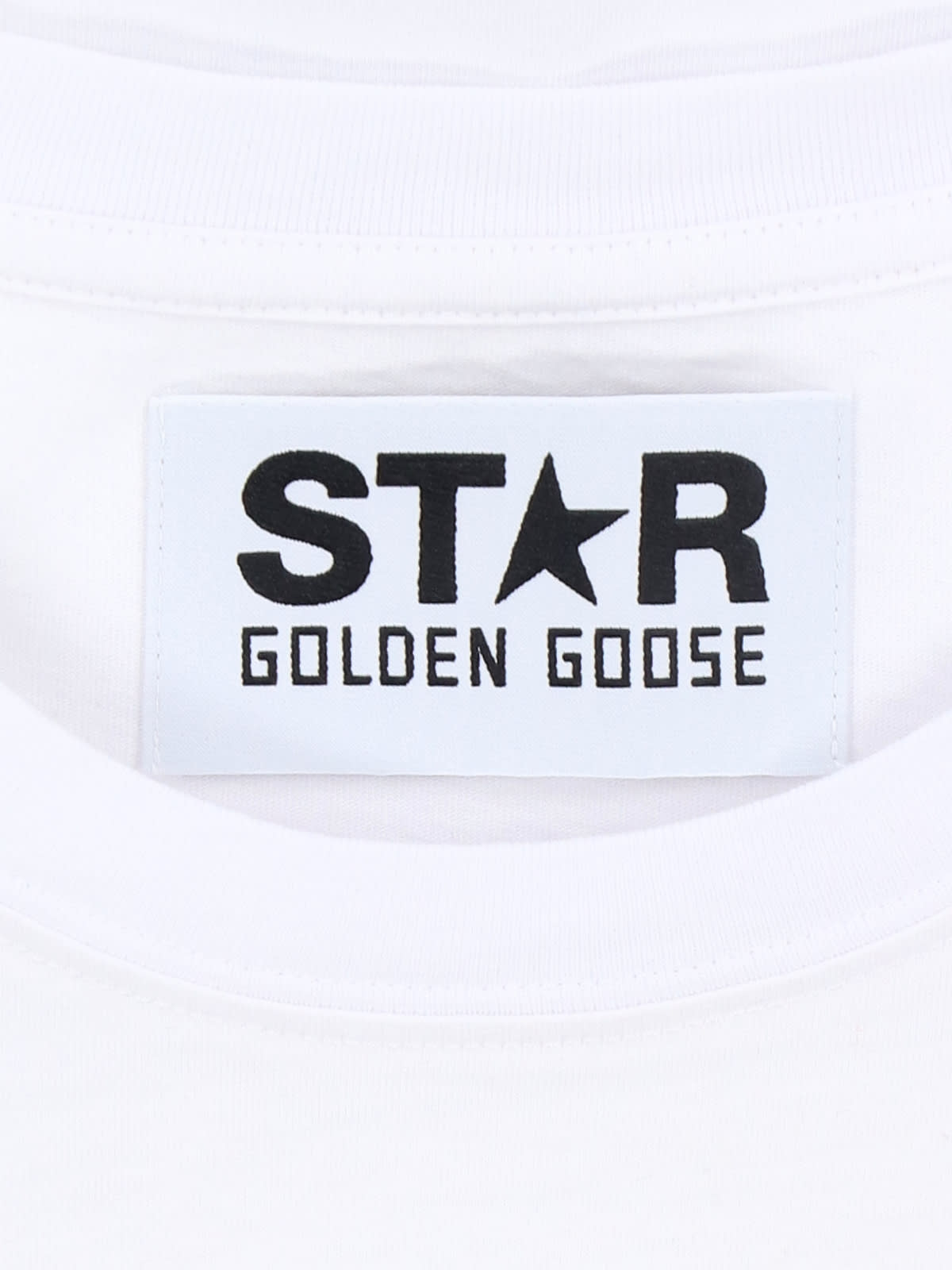 Shop Golden Goose Logo T-shirt In White