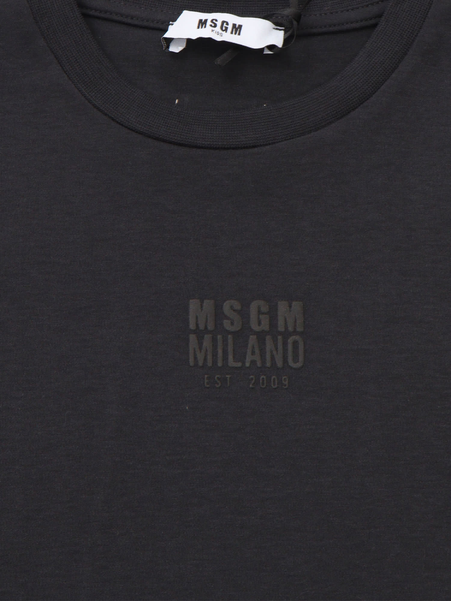Msgm Light Interlock Sleeveless Unisex In Black