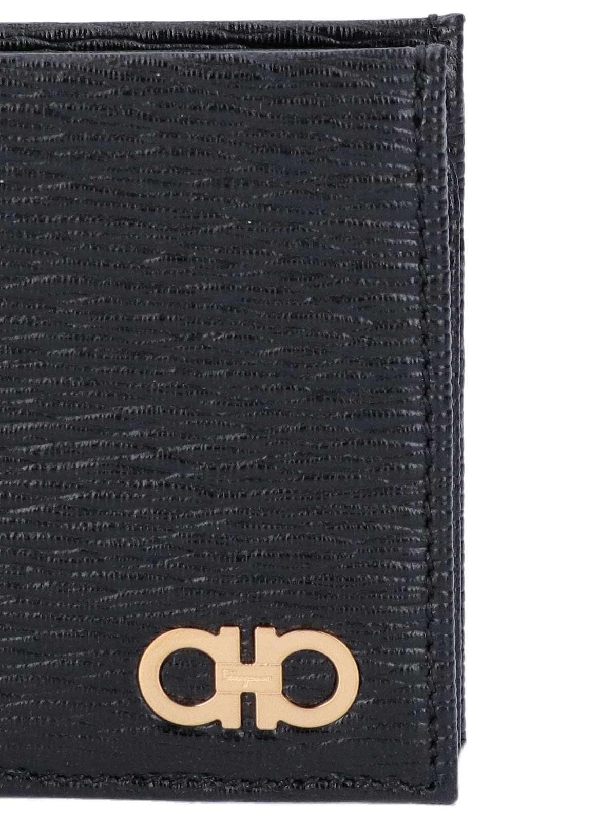 Ferragamo Gancini Wallet In Black
