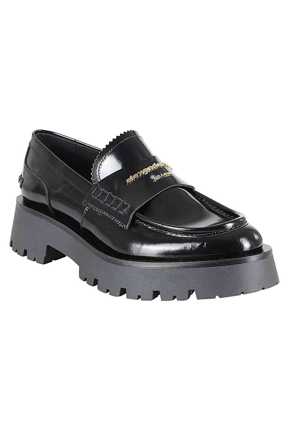 Shop Alexander Wang Carter Lug Loafer In Black