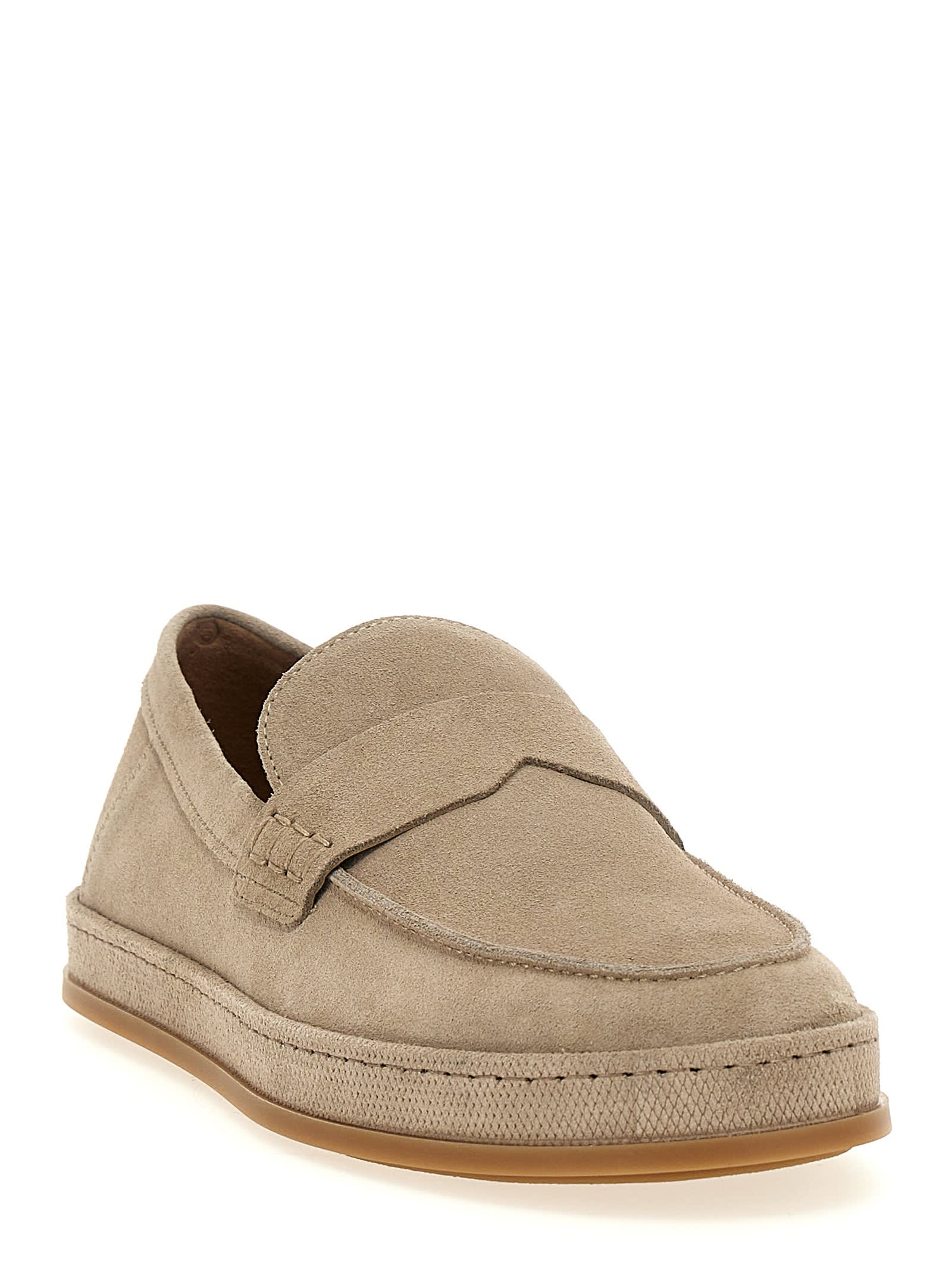 Hogan H683 Loafers In Beige