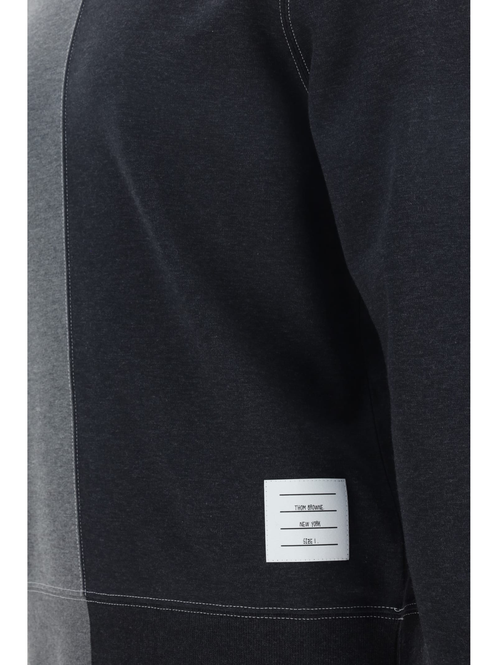 Shop Thom Browne Long Sleeve Jersey In Fun Mix