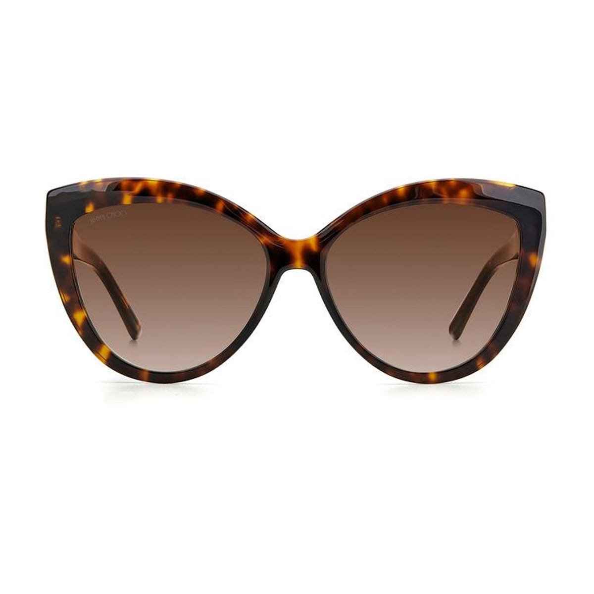 Shop Jimmy Choo Sinnie/g/s Sunglasses In Marrone