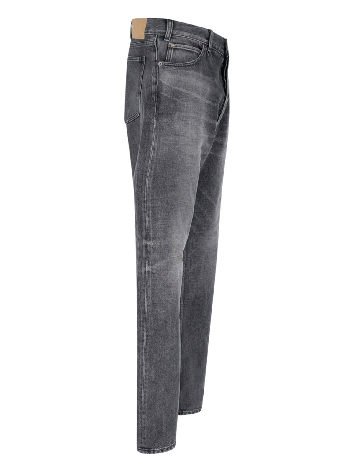Celine Straight Leg Trousers Faded Effect In Multi