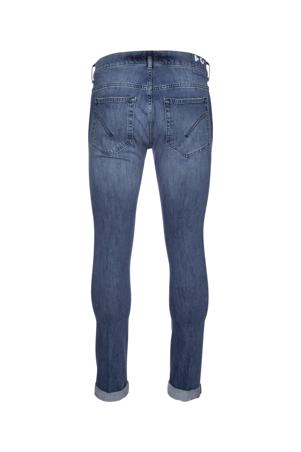Dondup Trousers With Pockets And Belt Loops In Medio