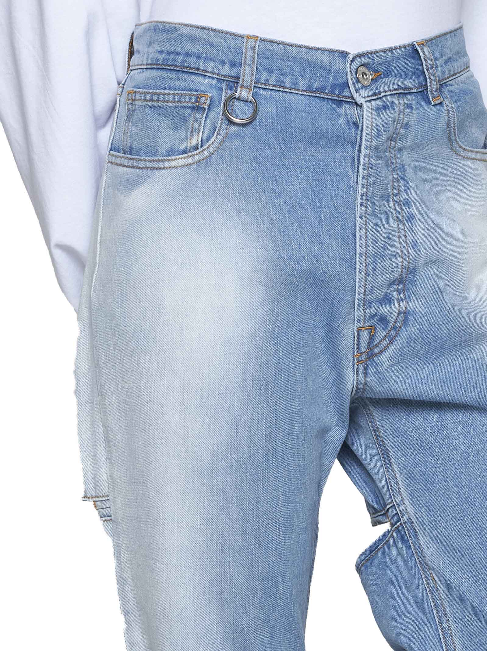 Shop Random Identities Jeans In Blue