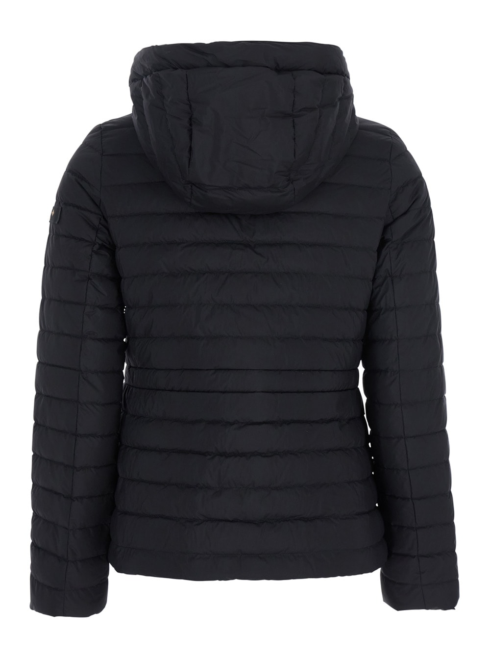 Tatras Black Down Jacket With Drawstring Hood In Tech Fabric Woman In Black