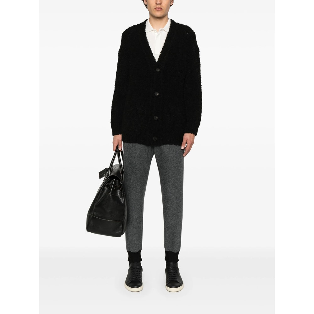 Tagliatore Kielder Knitwear In Brown Wool In Black