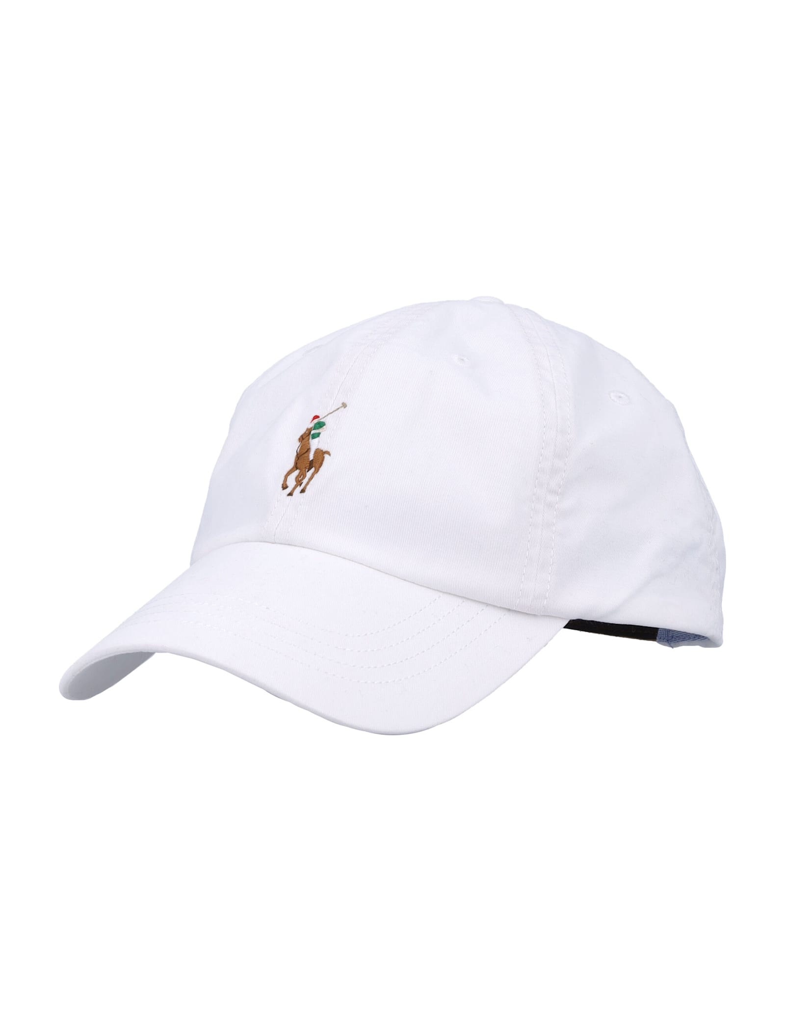 Polo Ralph Lauren Embroidered Cotton-twill Baseball Cap In Deckwash White