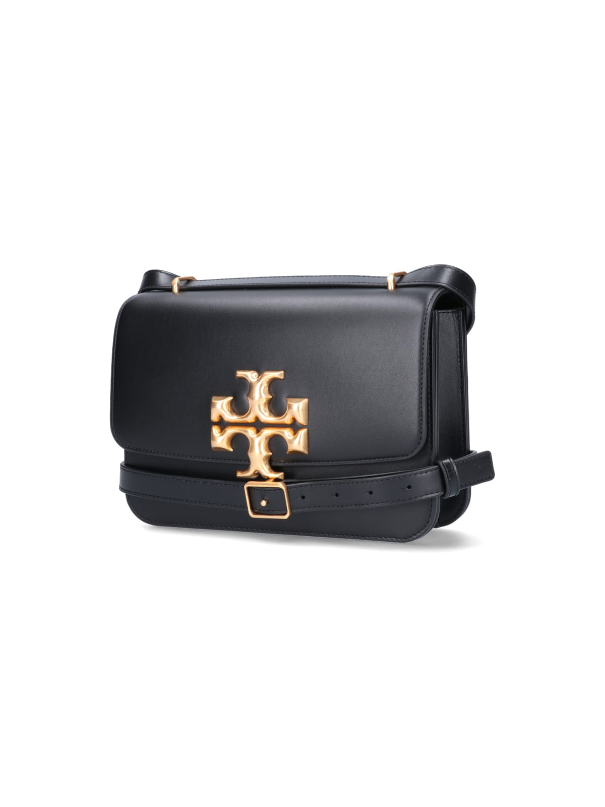 Shop Tory Burch Eleanor Shoulder Bag In Nero