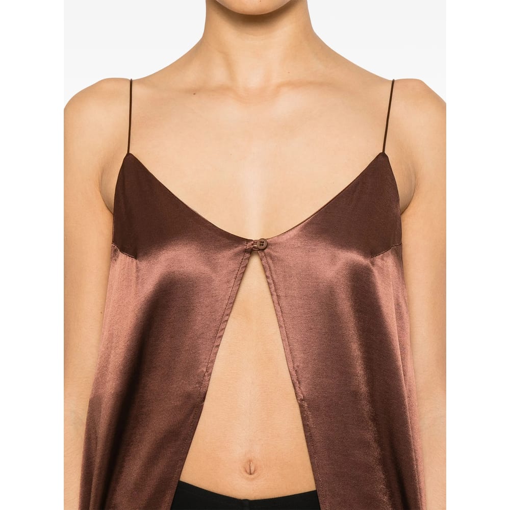 The Nina Studio Waistcoats In Brown