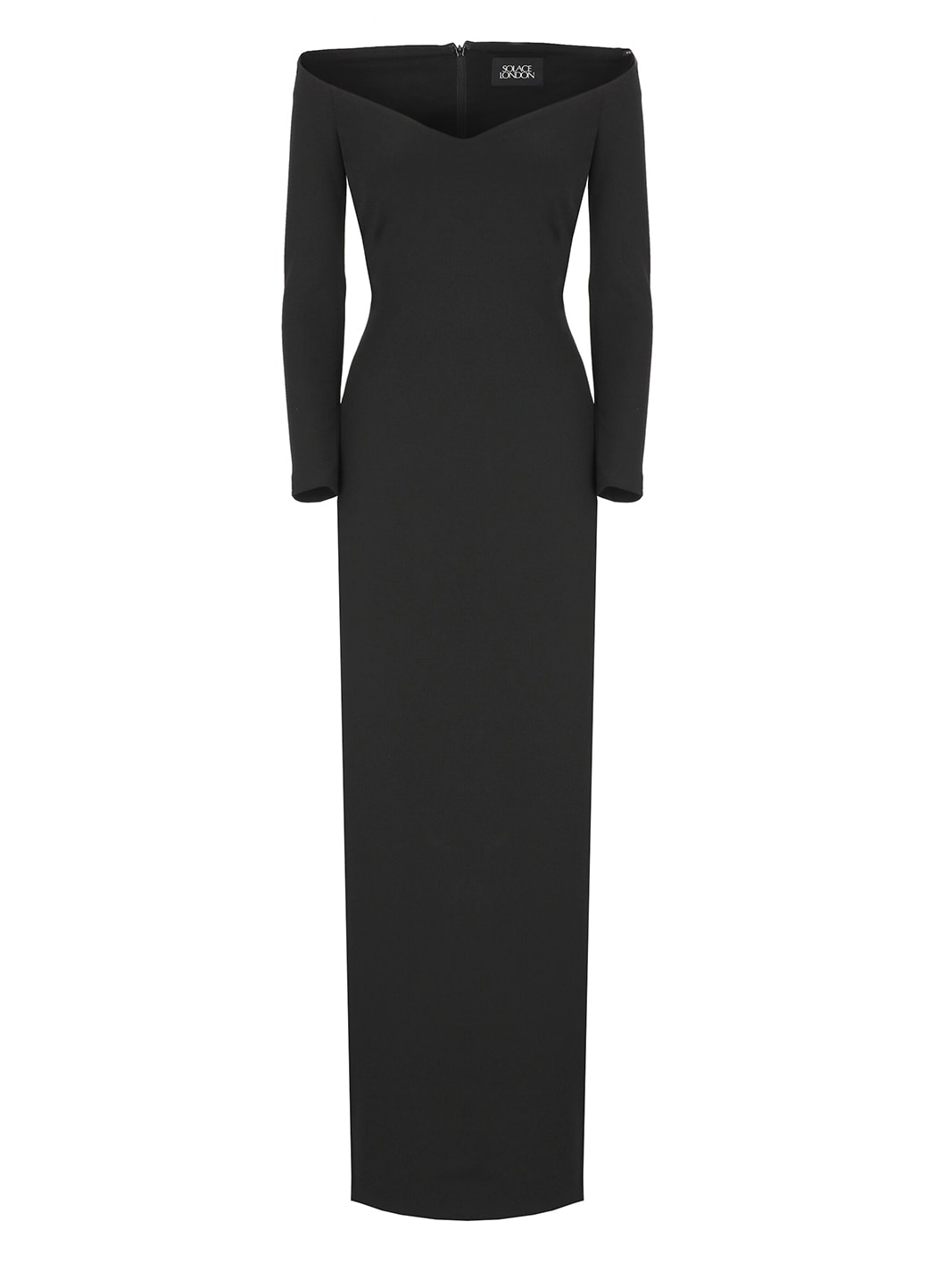 Shop Solace London Tara Maxi Dress In Black