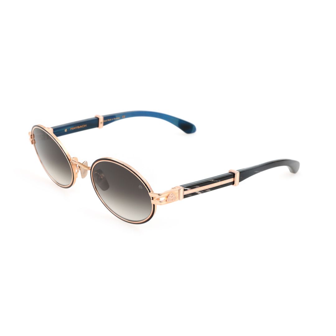 Maybach Eyewear The Producer Iblack Marbled Blue Ocean In Multi