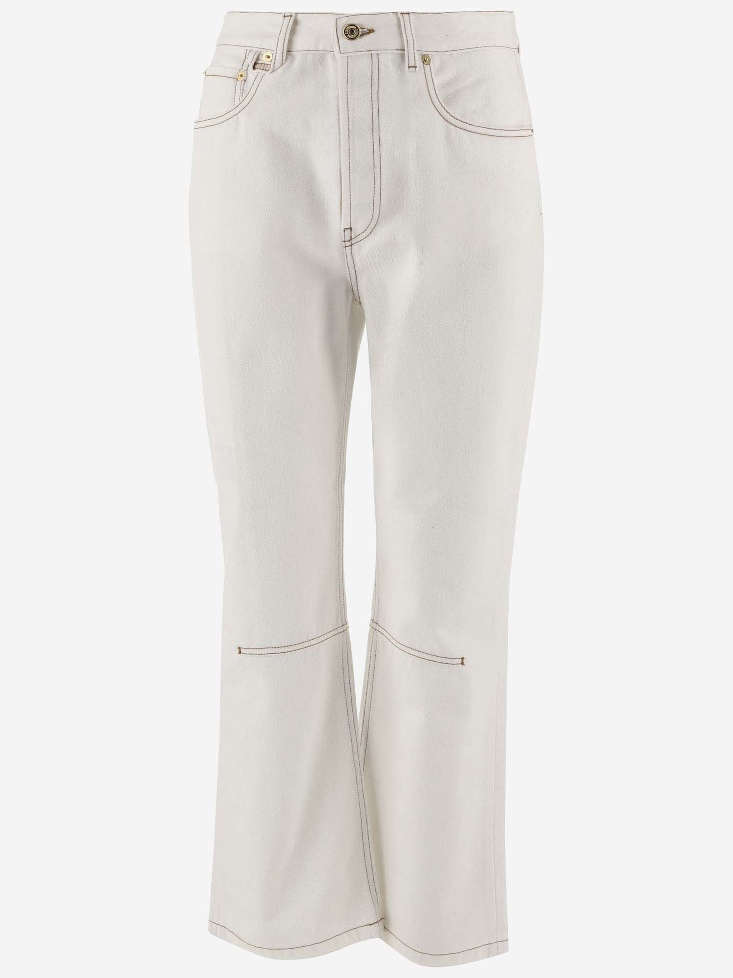 Jacquemus Le De-nimes Court Jeans In White