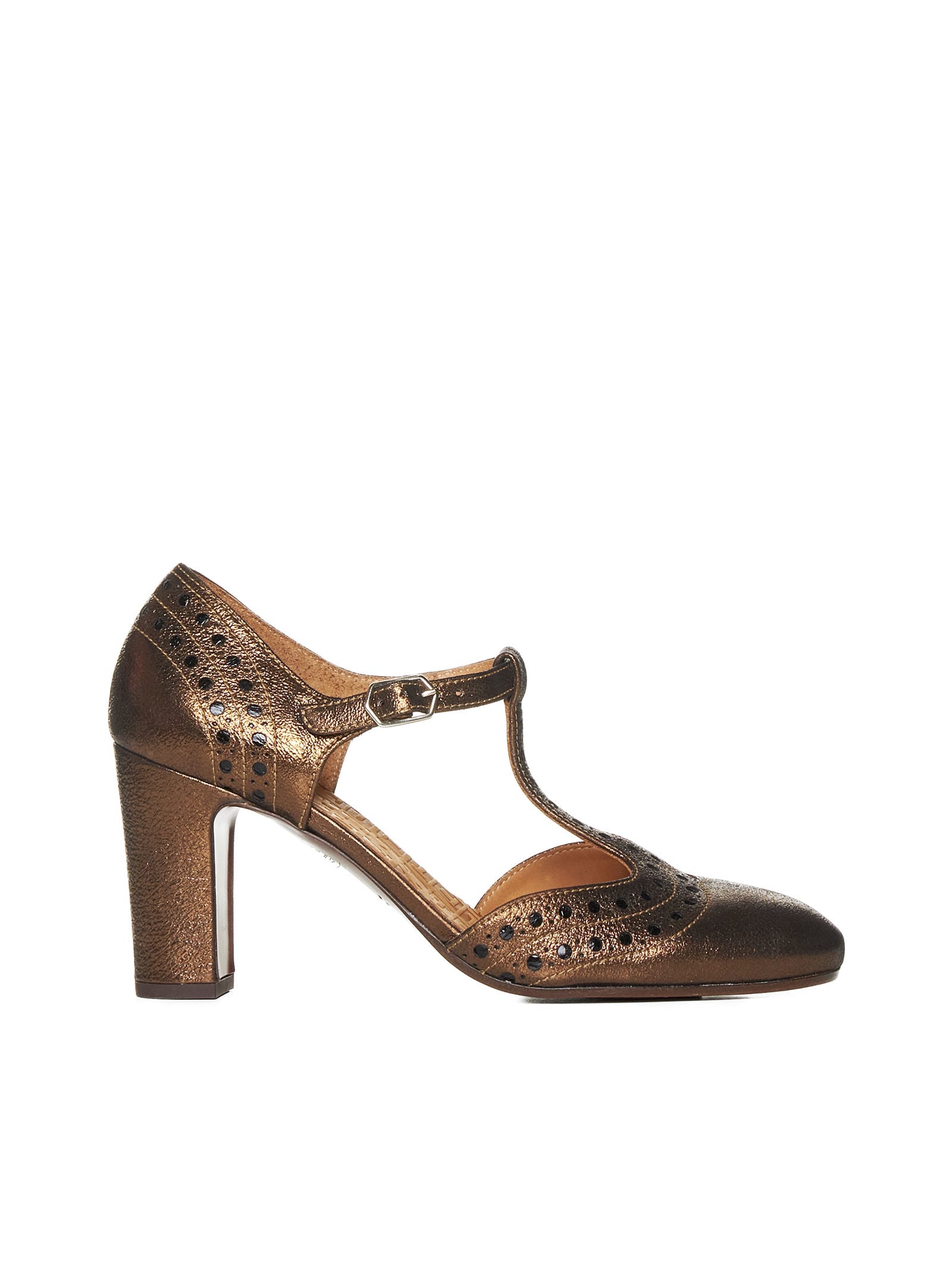 Shop Chie Mihara High-heeled Shoe In Negro Peach Bronce