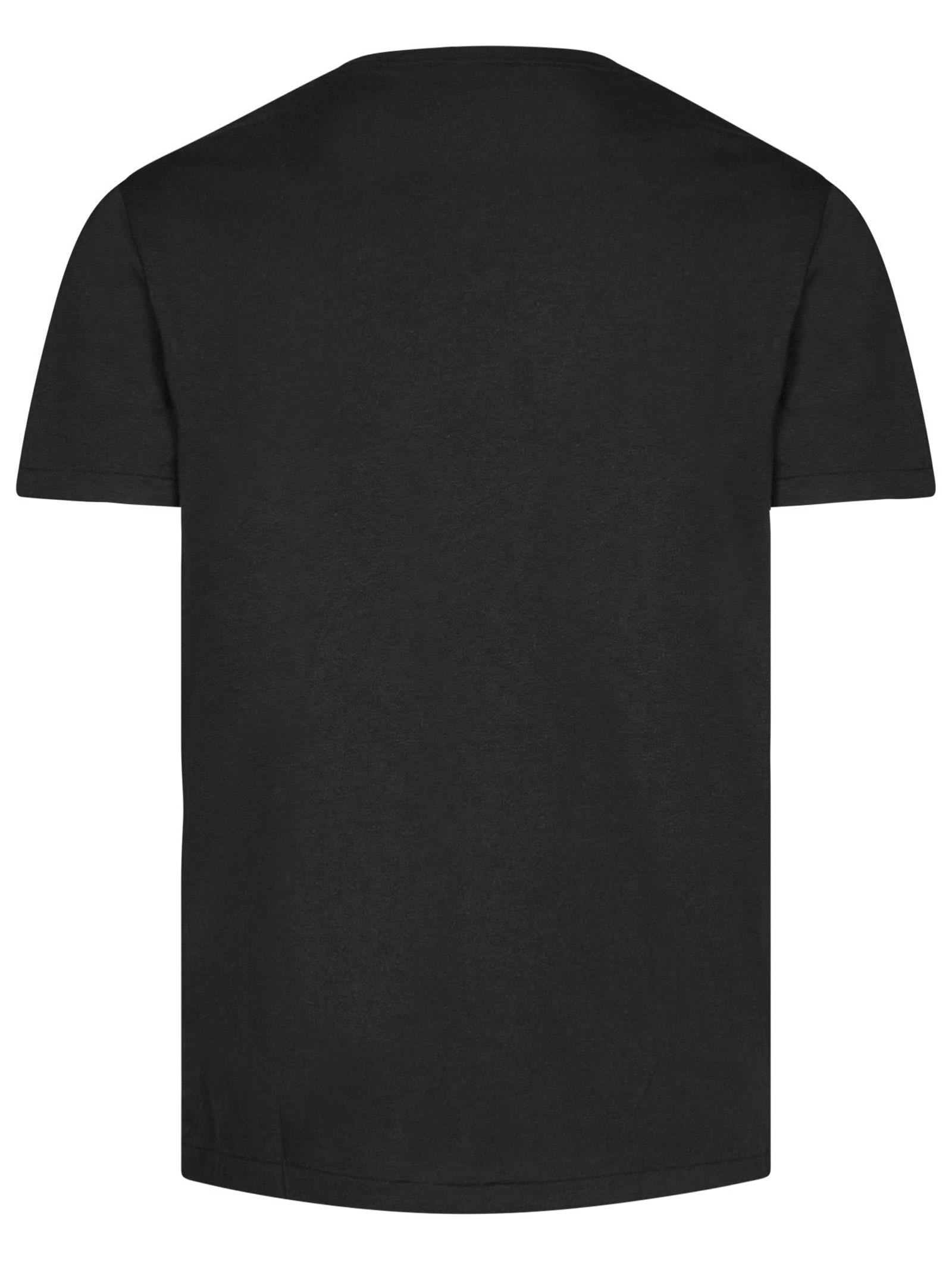 Shop Kired Black Jersey Cotton T-shirt
