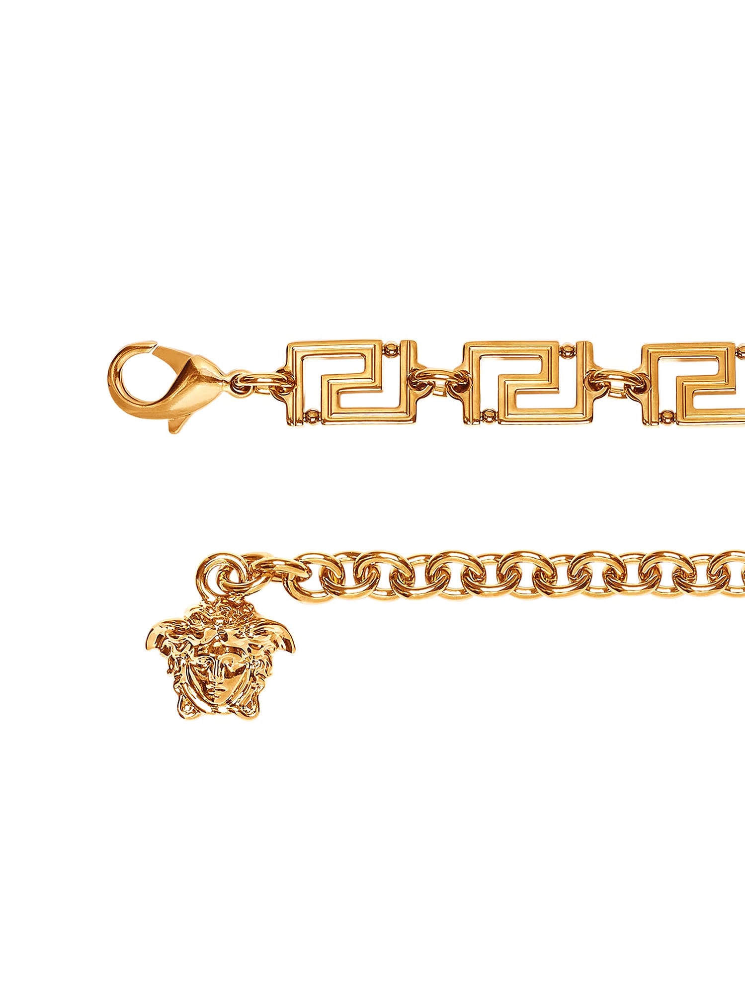 Shop Versace Belt In Oro