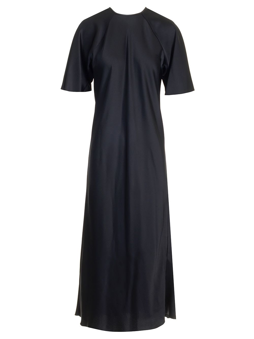 Shop Forte Forte Blue Half-sleeve Dress