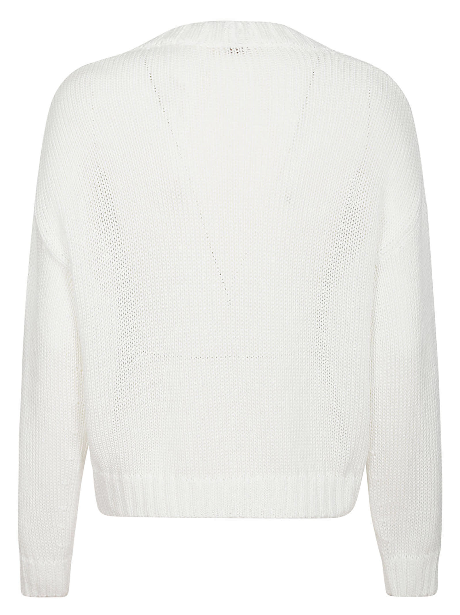 Shop Zanone Cardigan In White