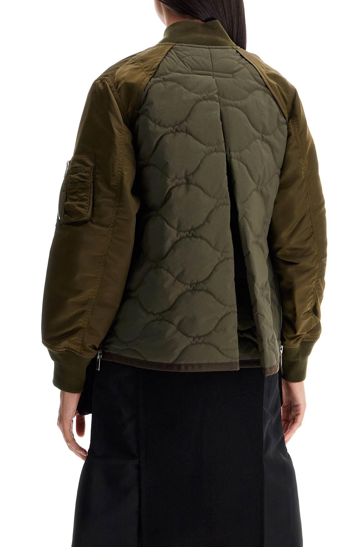 Sacai Outerwears In Green