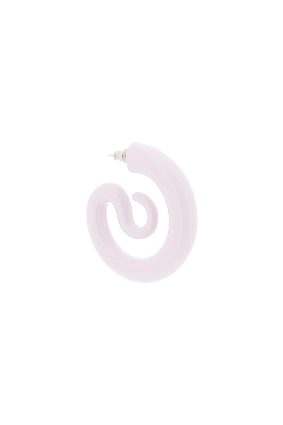 Shop Panconesi Serpent Earrings In Lilac (purple)