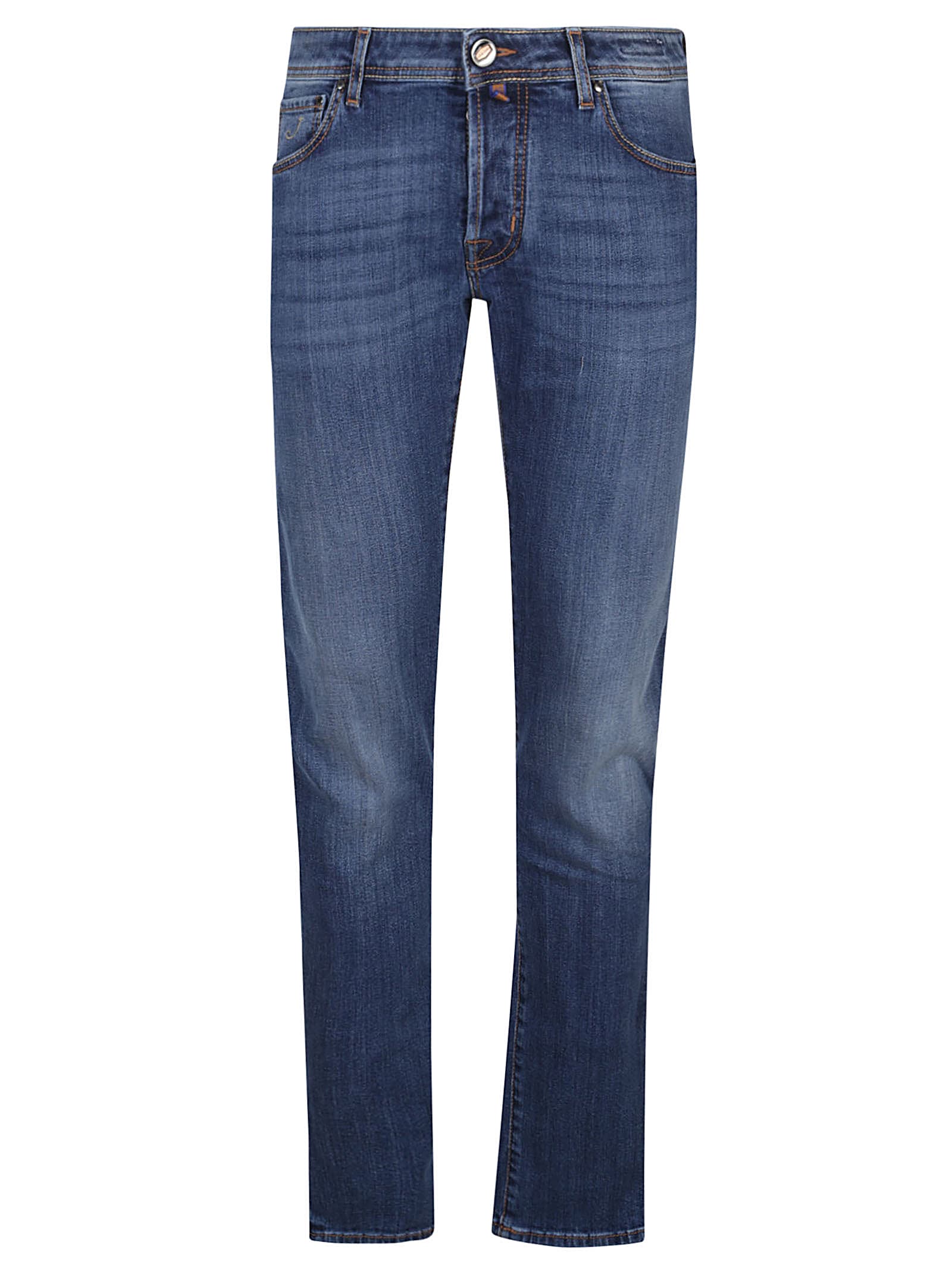 Shop Jacob Cohen 5 Pockets Jeans Super Slim Fit Nick Slim In D Blu