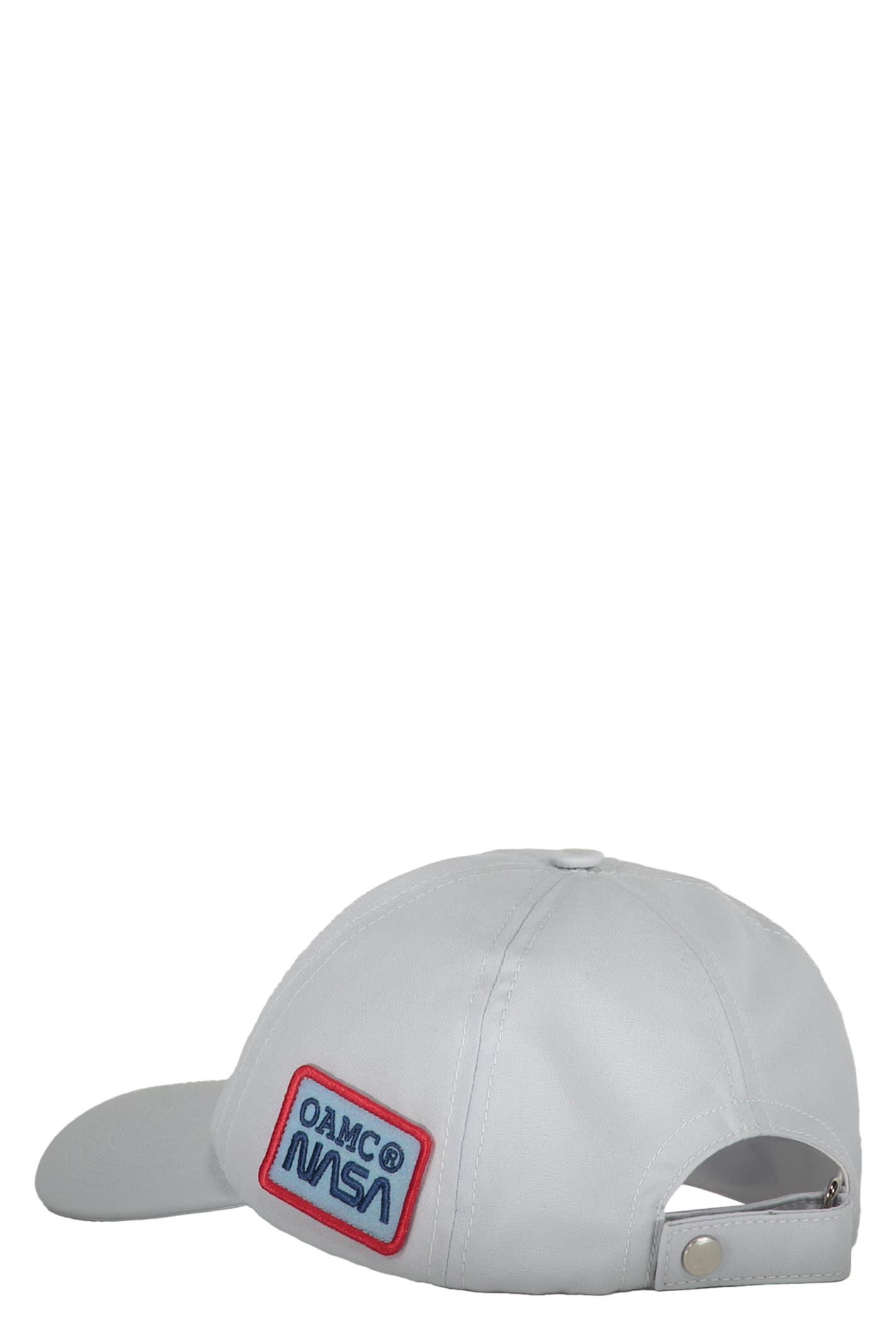 Oamc Embroidered Patch Baseball Cap In Light Blue