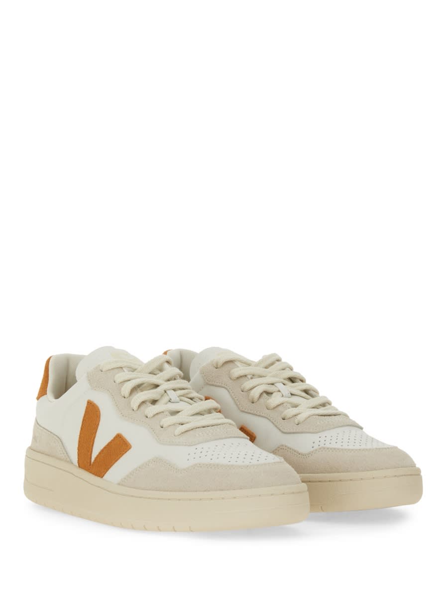 Shop Veja Sneaker V-90 In White