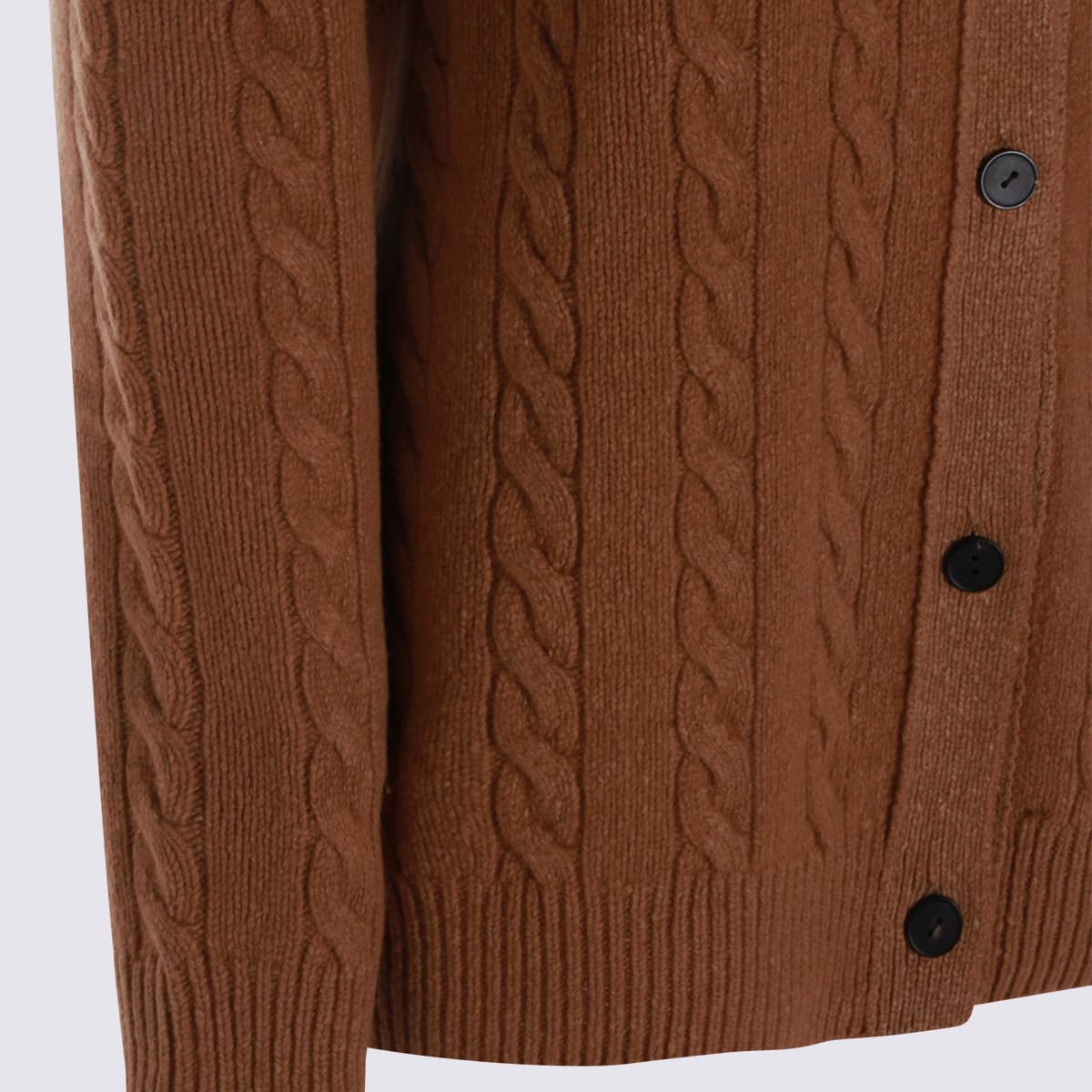 The Row Brown Wool Knitwear In Brown