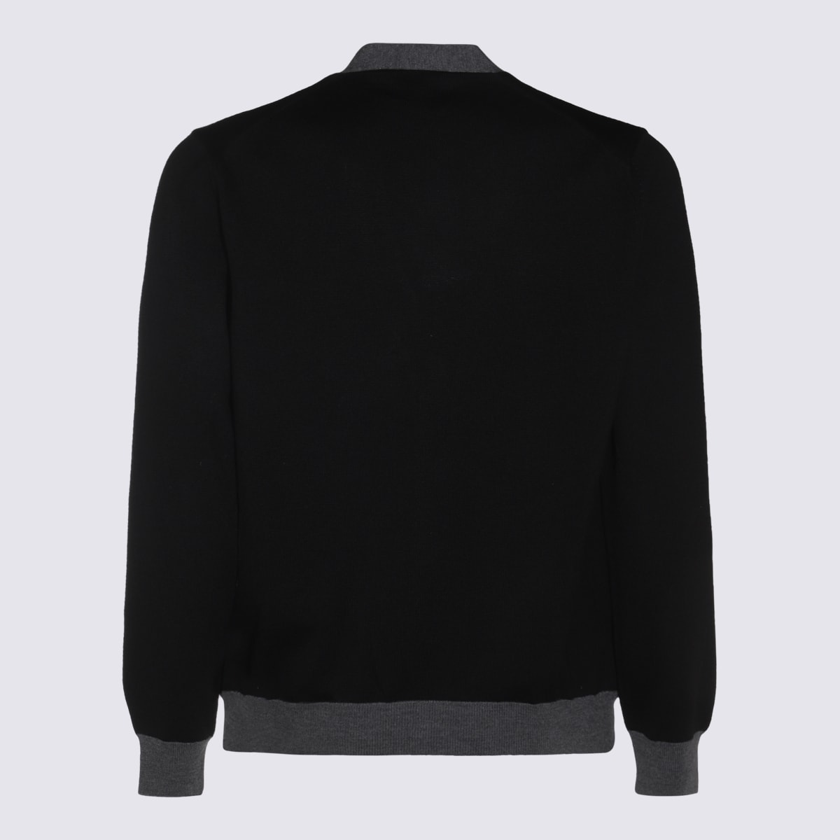 Shop Maison Kitsuné Black Wool Knitwear