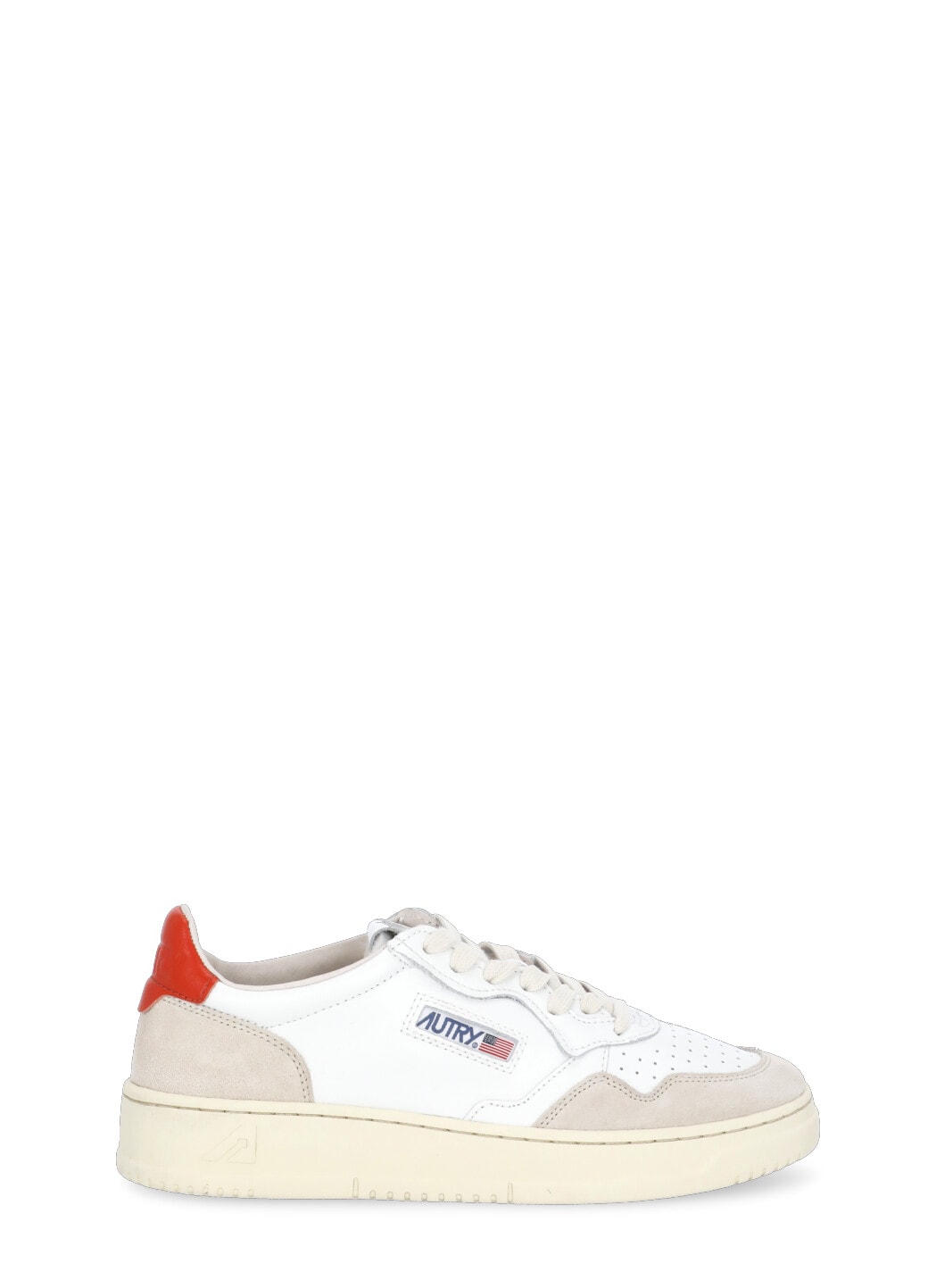 Autry Medalist Low Suede And Leather Sneakers