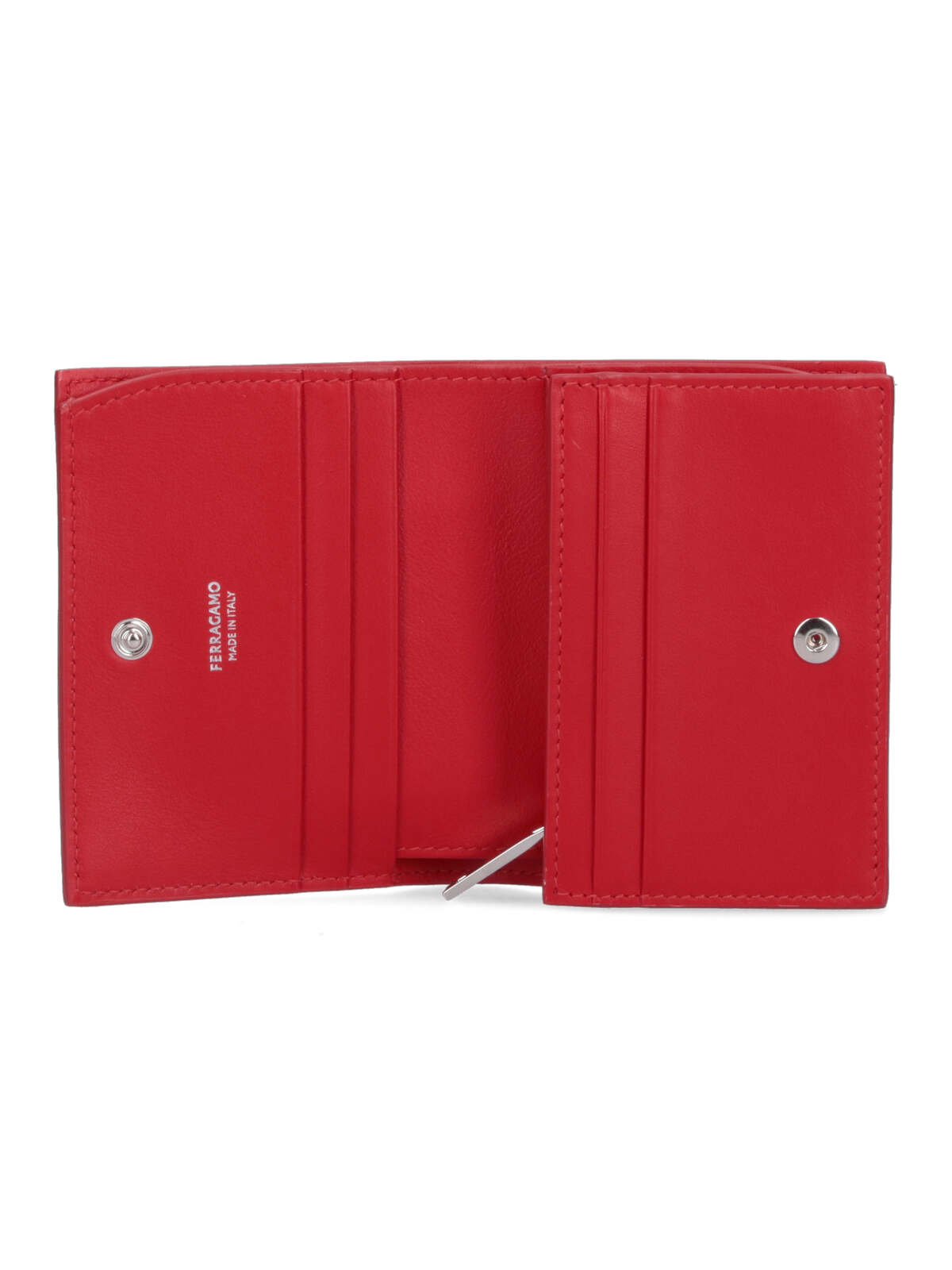 Shop Ferragamo Gancini Wallet In Red