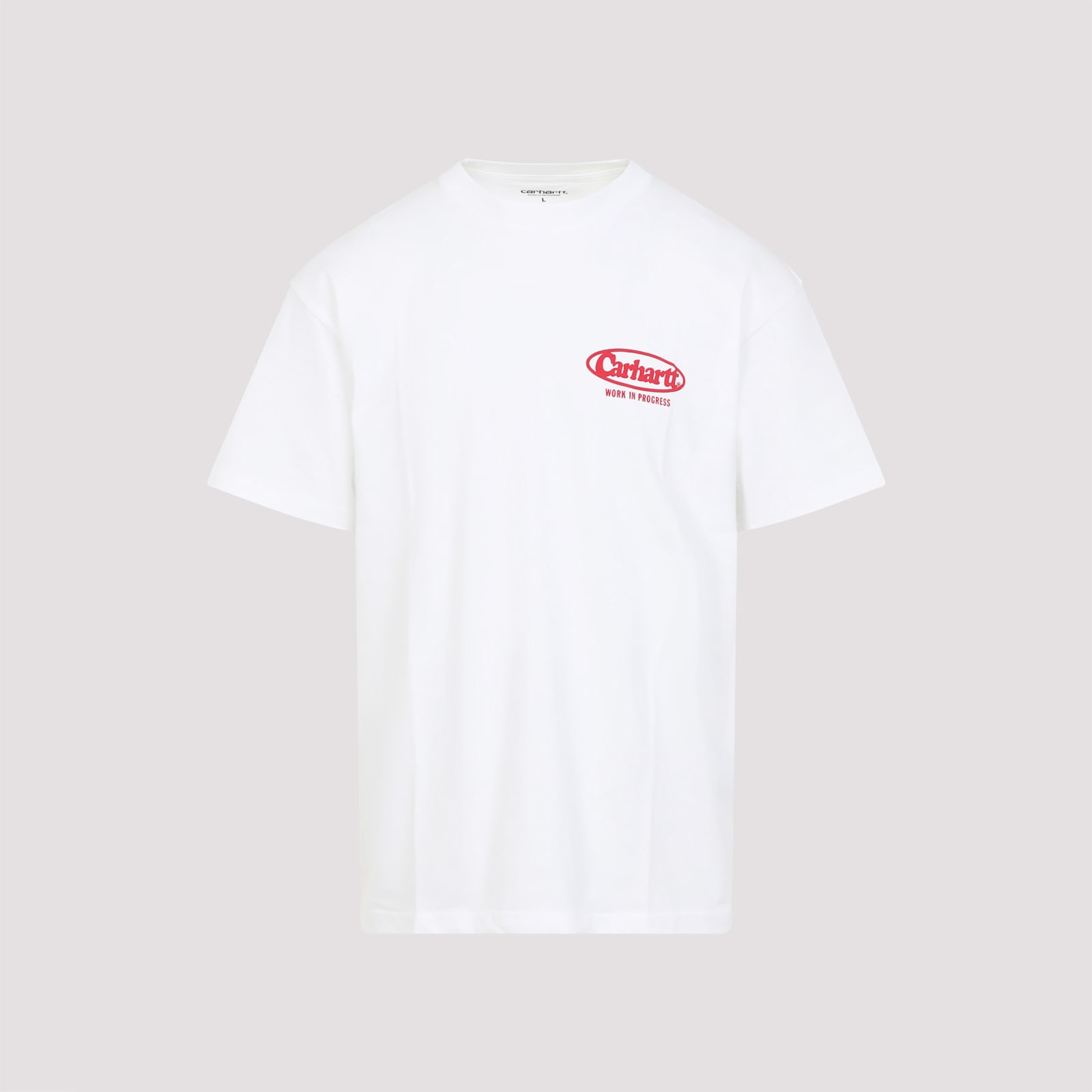 Carhartt Cotton Crew Neck T-shirt With Graphic Print In White