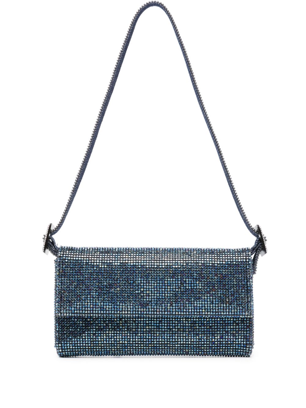 Benedetta Bruzziches Crystal-embellished Clutch Bag With Adjustable Strap In Multi