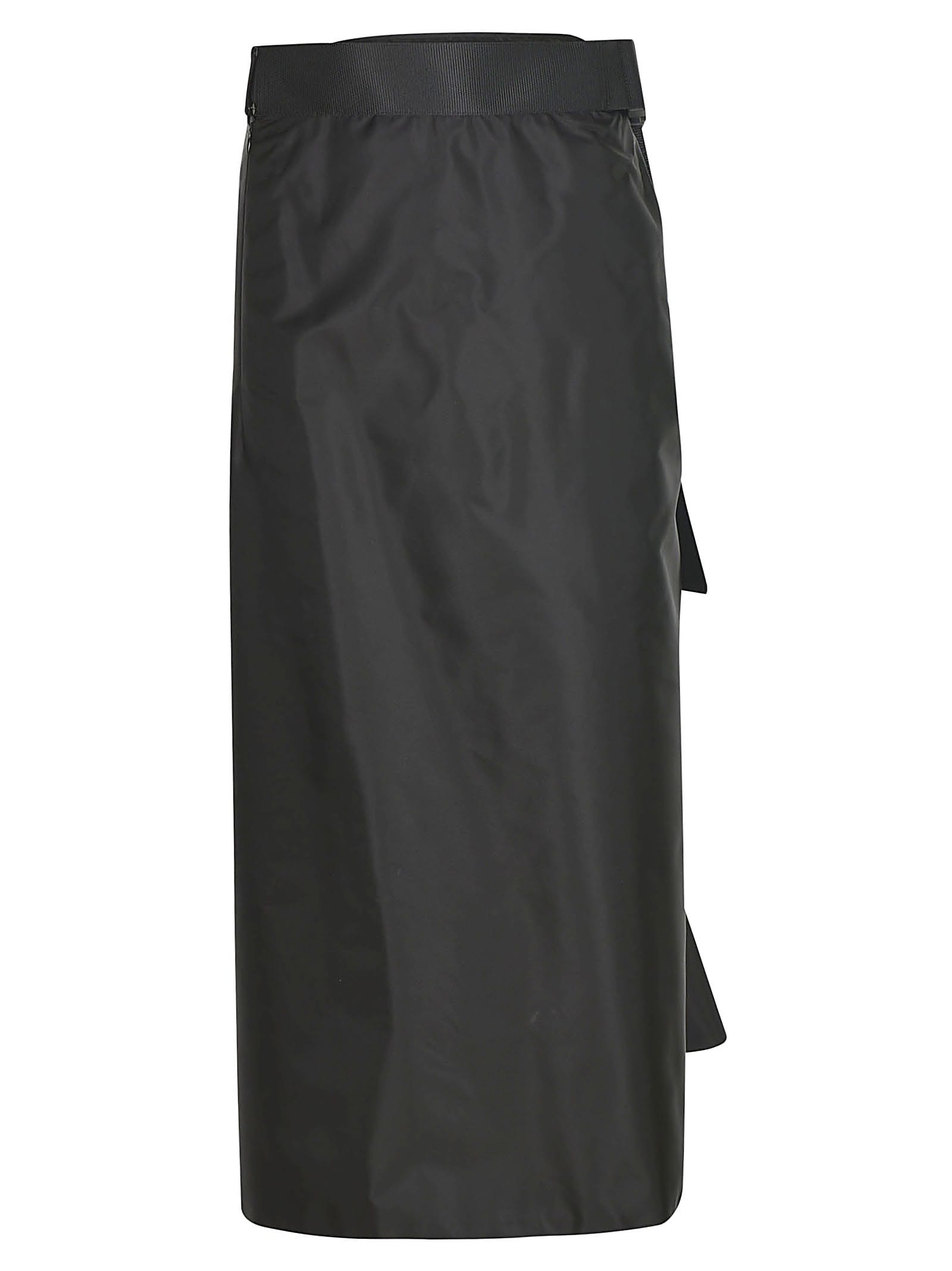 Prada Asymmetric Long Skirt