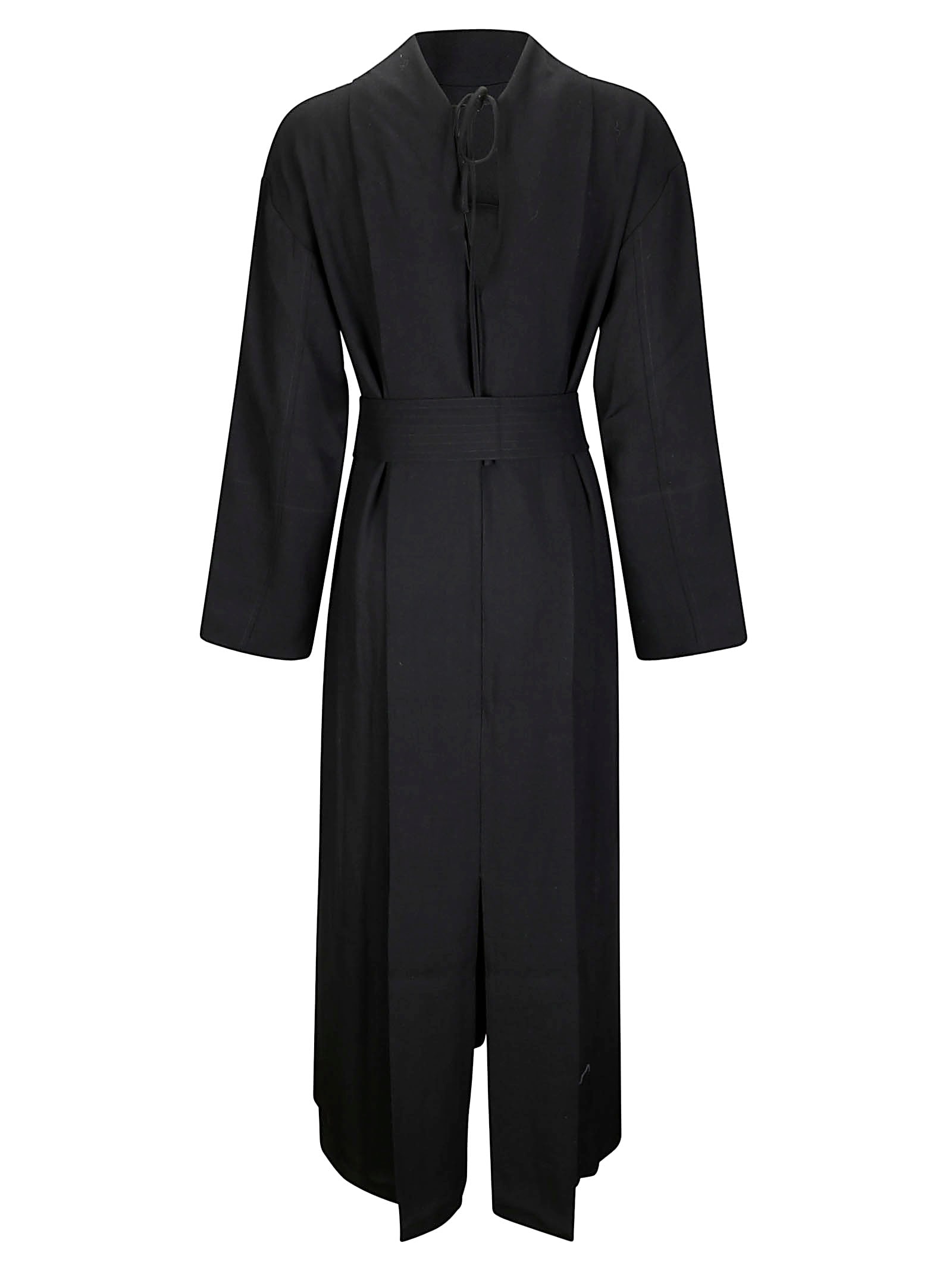 オールインワン・サロペット Studio Nicholson High Collar Long Sleeve Dress Studio Nicholson High Collar Long Sleeve Dress In Black