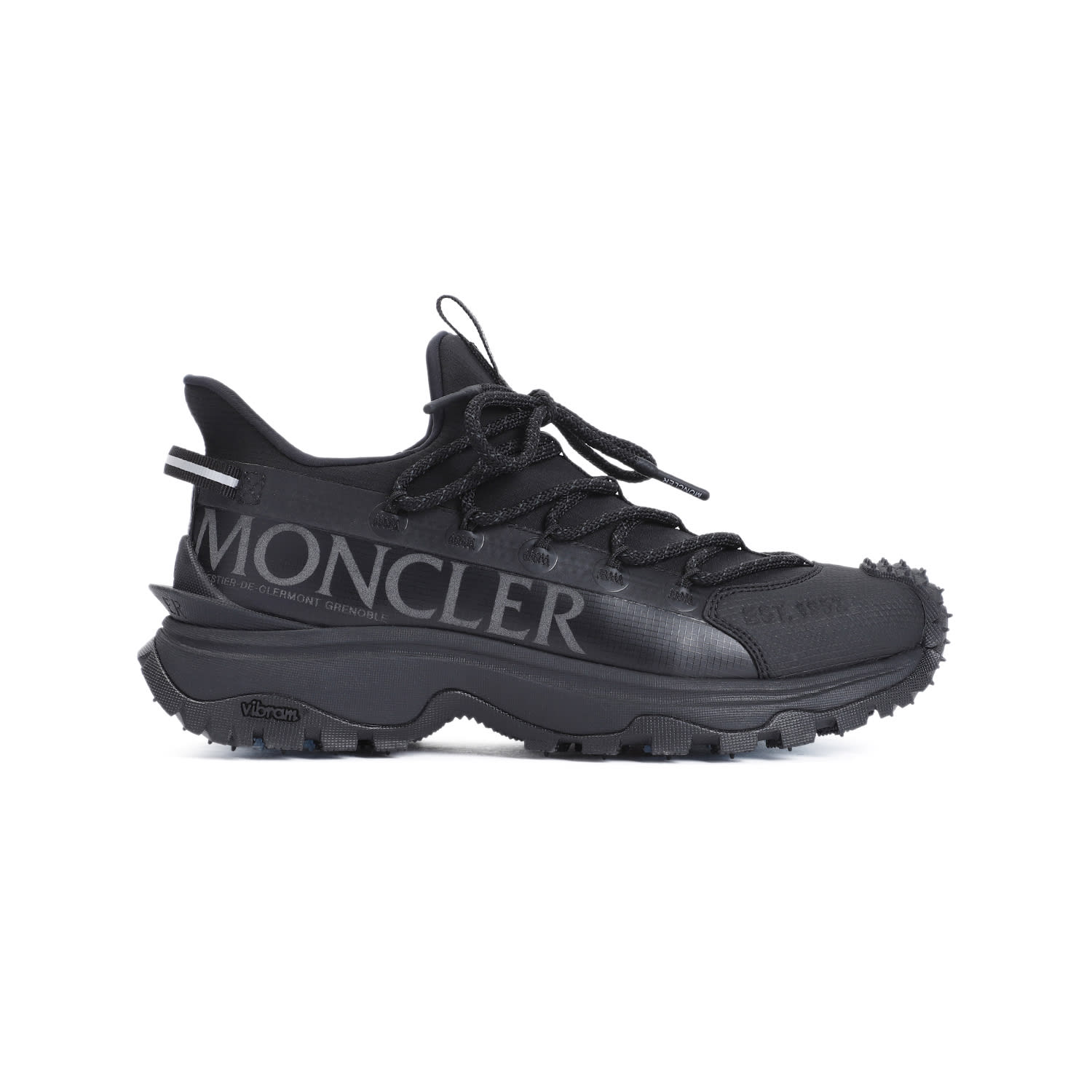 Shop Moncler Two-tone Tech Fabric Trailgrip Lite 2 Sneakers In Pink
