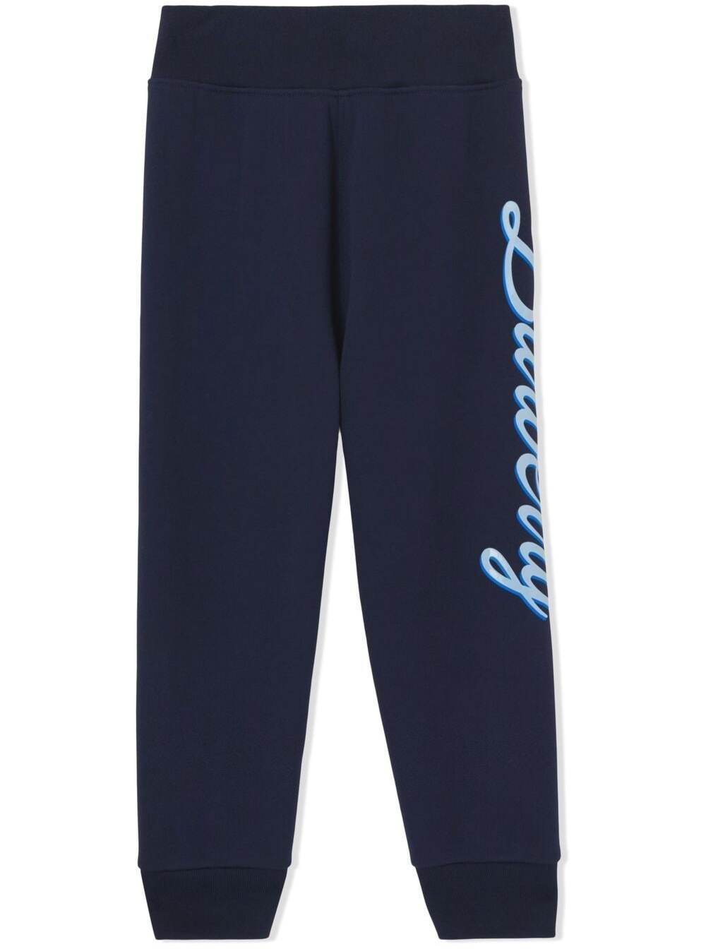 Burberry Kids' Sutton Jogger Trousers In Blu