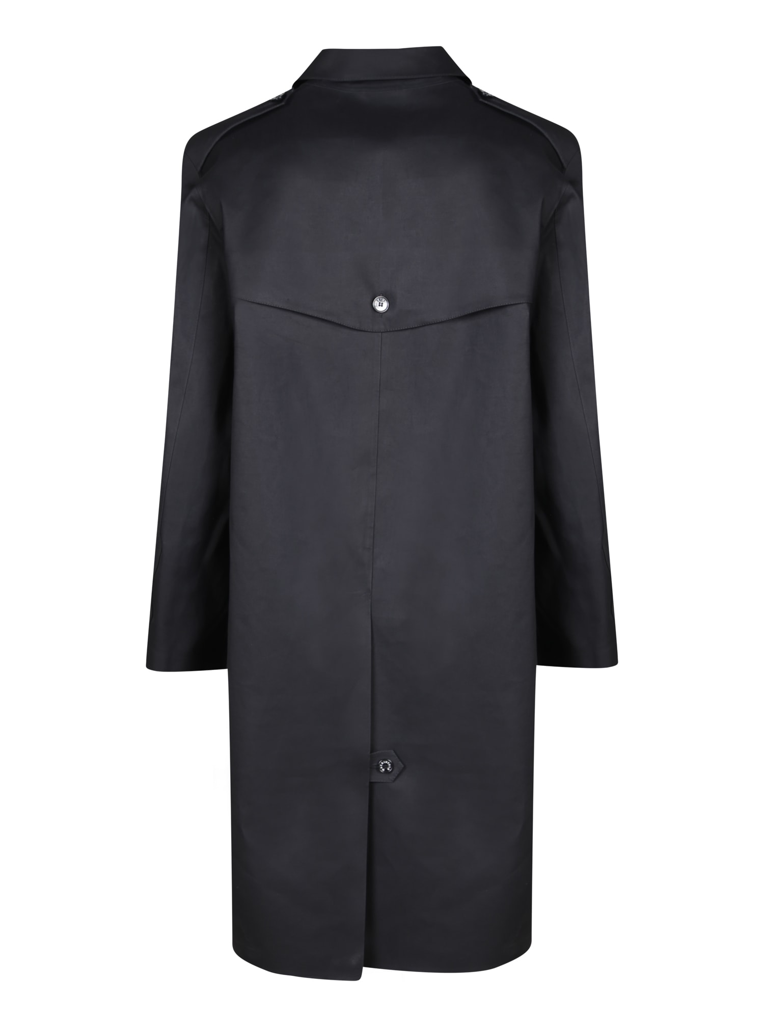 Shop Junya Watanabe Black Coat  X Mackintosh